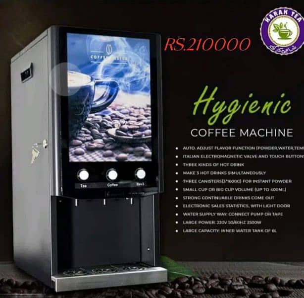 Tea and Coffee vending machine/6 months warranty 7