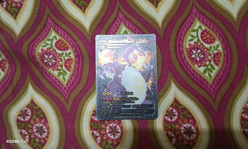 Shiny Charizard VMAX Pokemon card from the 2021 0