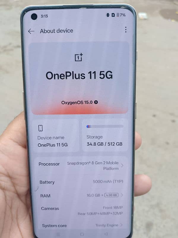 oneplus 11 5G  16/512 1