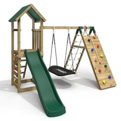 Slide/Swings/jhula/Spring rider/jungle gym/gazebo/bar/wall climbing