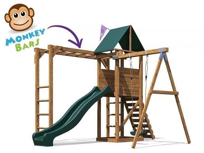 Slide/Swings/jhula/Spring rider/jungle gym/gazebo/bar/wall climbing 10