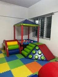 Slide/Swings/jhula/Spring rider/jungle gym/gazebo/bar/wall climbing 19