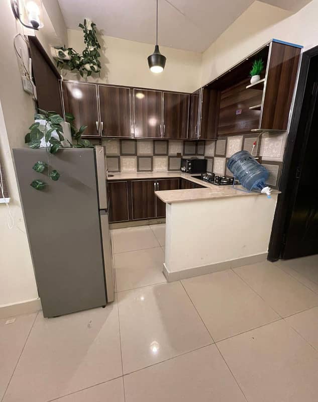 One bed luxury furnished apartment available for rent in gulberg greens islamabad. 6