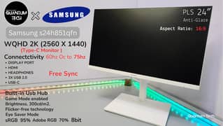 24inch 2K QHD IPS Type C Samsung Gaming Borderless Mega Sale Monitor