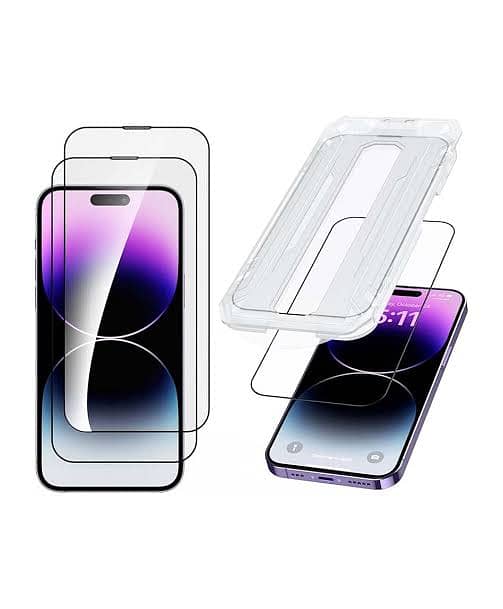 3 PEICE BEST SCREEN PROTECTOR 16 PRO MAX | Unbreakable 0