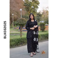 Women Lawn Suite | Embroidered Casual Wear | Women 3Pcs Suite