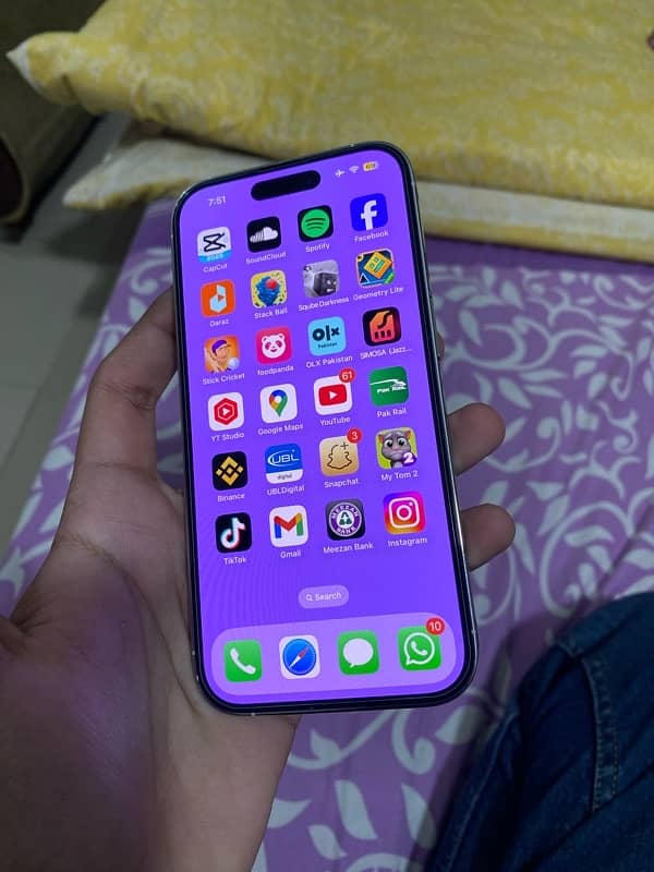 Iphone 14 Pro 128GB Non PTA JV read add 4