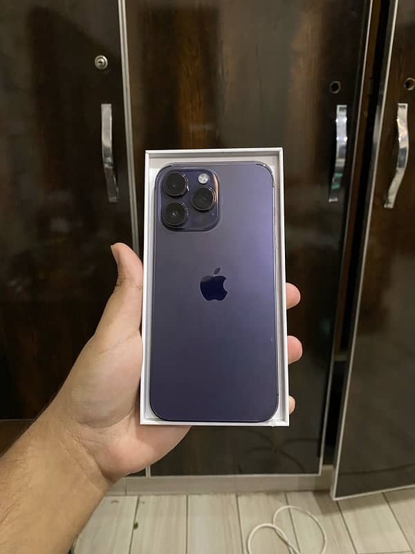 iphone 14 pro max non pta deep purple colour 1