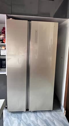 haier double door fridge