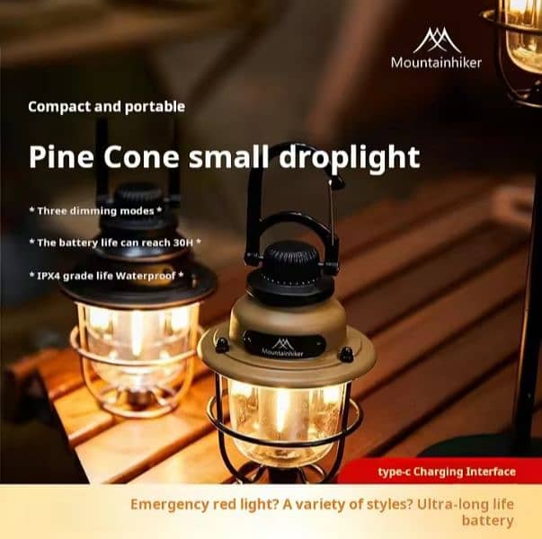 LED camping lamp, outdoor lamp. 1