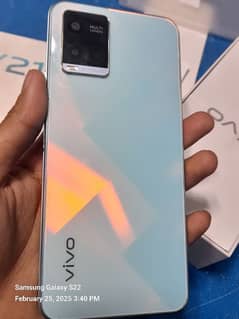 Vivo Y21 With Only Box Without Charger 10/9