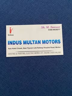 car workshop Indus multan motors