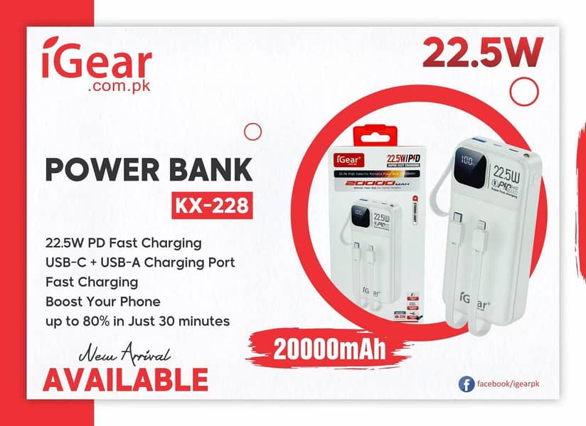 Power bank 20000 mah 0