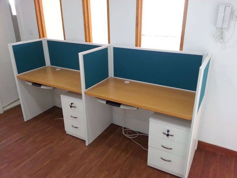 work station) cubical) executive table) 5