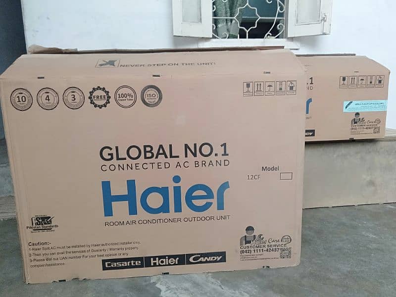 Brand New AC Haier 1 ton 6