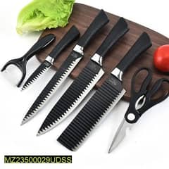 6 pcs Knife set Free Delivery all over Pakistan