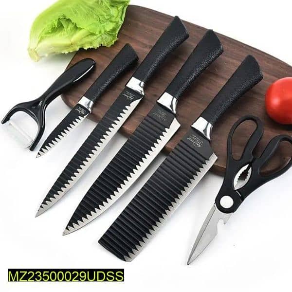 6 pcs Knife set Free Delivery all over Pakistan 0