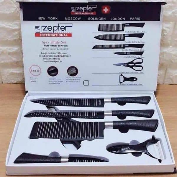 6 pcs Knife set Free Delivery all over Pakistan 1