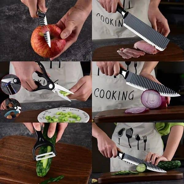 6 pcs Knife set Free Delivery all over Pakistan 3