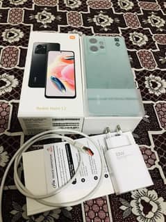 Redmi Note 12 with box and accessories