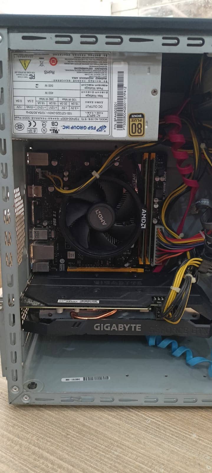 Ryzen 5 2600 with Biostar a320m and GTX 1660 6GB Gigabyte 6