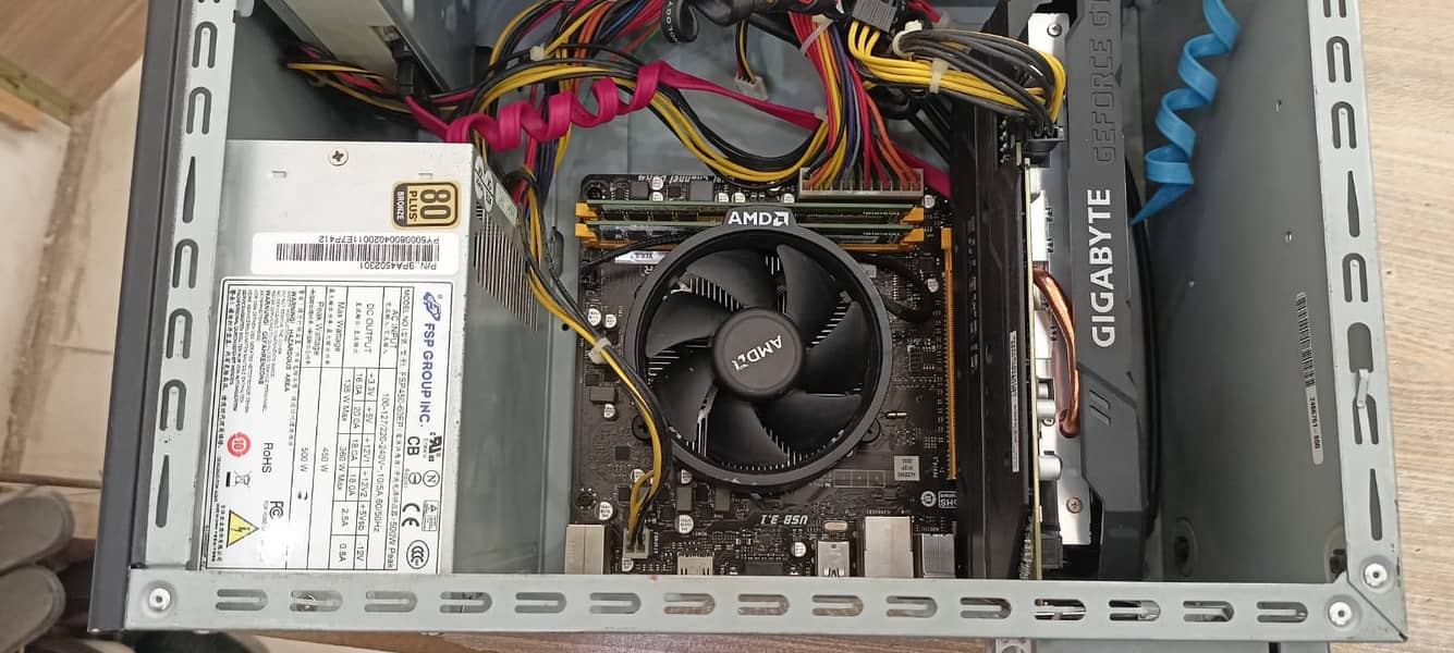 Ryzen 5 2600 with Biostar a320m and GTX 1660 6GB Gigabyte 7