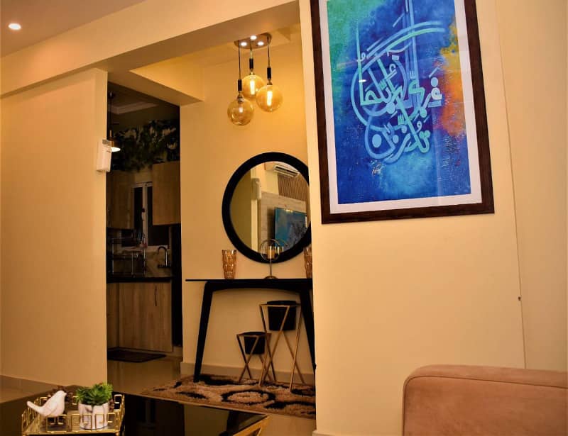 two bed apartment available for rent in gulberg greens islamabad. 2