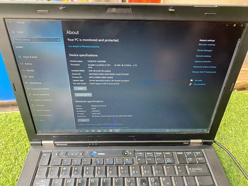 Thinkpad 4gb ram  core i5 1