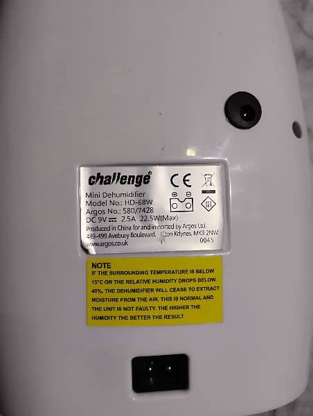 Dehumidifier imported 3