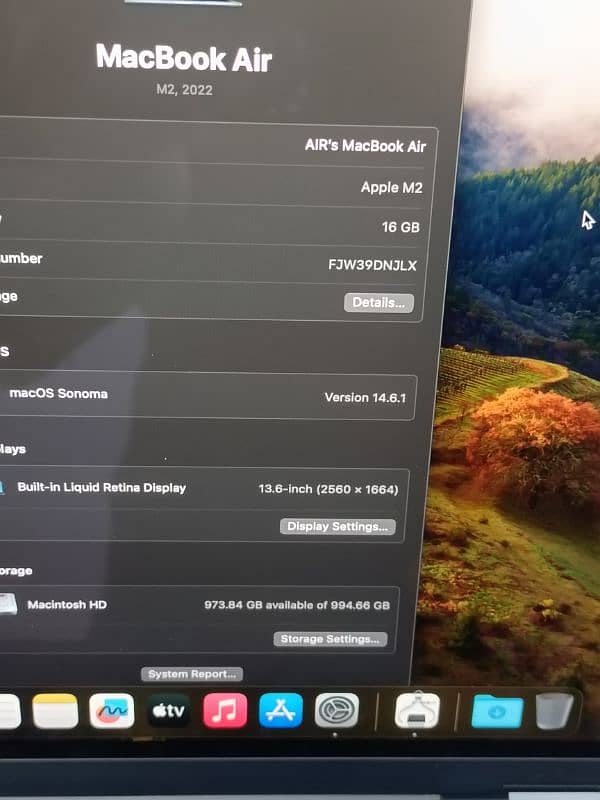 MACBOOK AIR M2 2022 8GB 256GB 2 UNITS AND M2 CTO 16GB 1TB AVAILABILITY 6