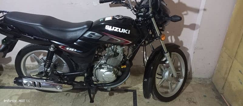 Suzuki gd 110s model 2022 first owner my own name 3