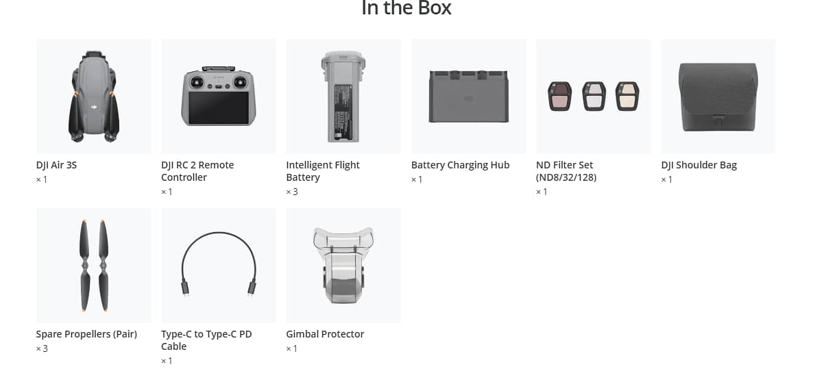 DJI Air 3S Fly More Combo (DJI RC 2) 2