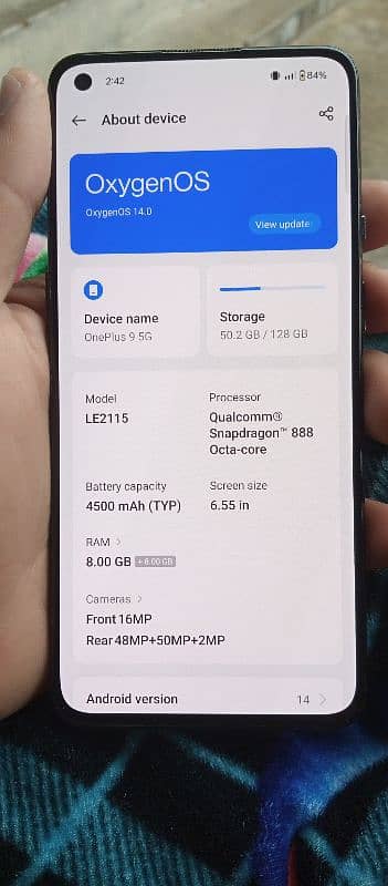 one plus 9 sim working 10/10 condition 4