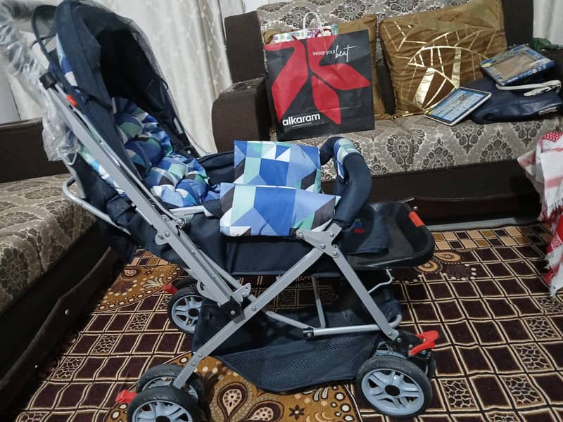 Baby Buggy Stroller, Blue, KMS-666 2