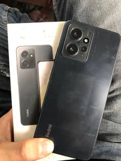 redmi not 12 only friend glas Chnge with box charjar