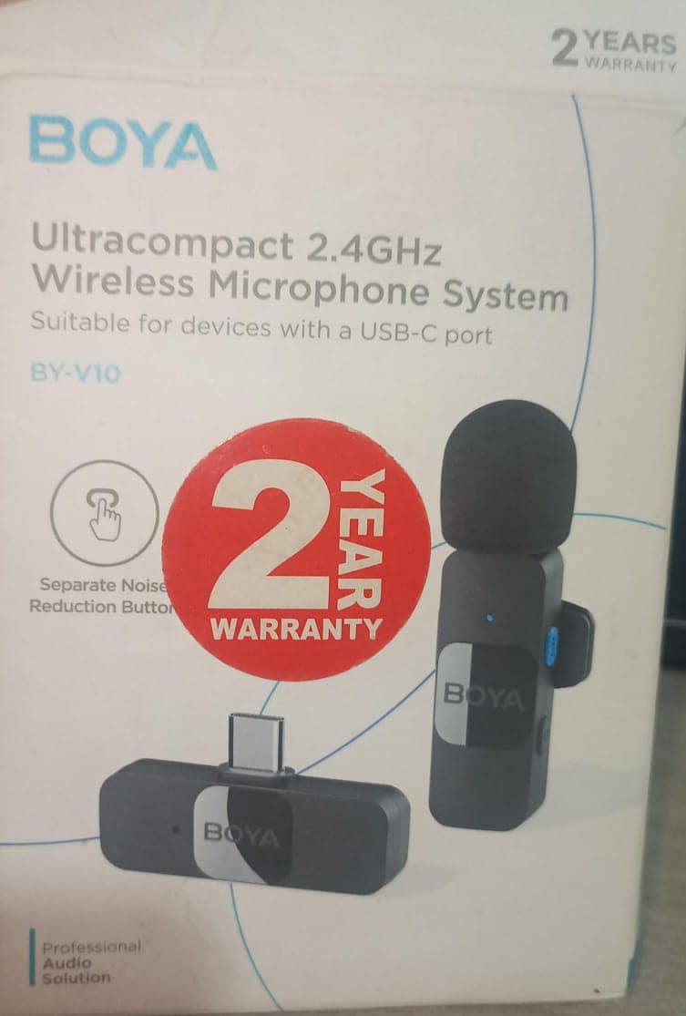 BOYA WIRELESS MICROPHONE SYSTEM 0