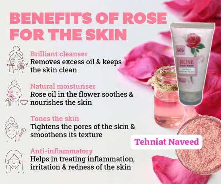 Rose face wash 1