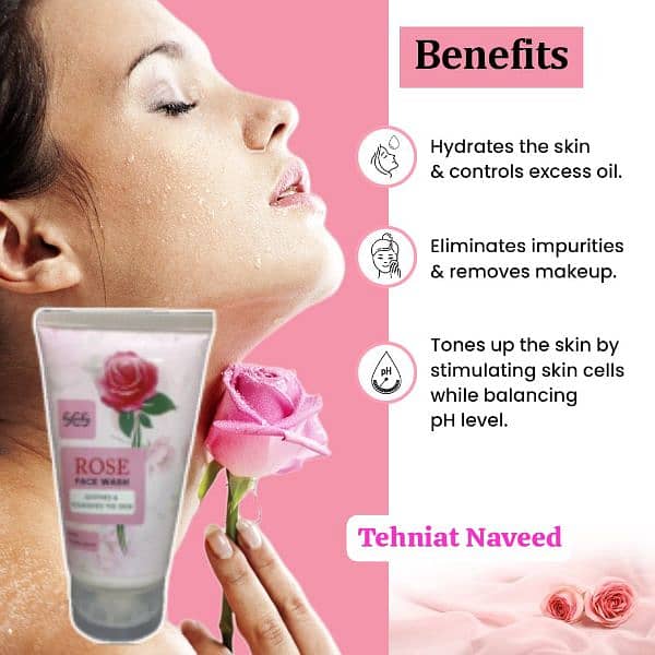 Rose face wash 3