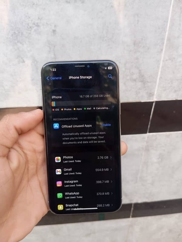 iphone X 256 gb non Pta Fu All ok new condition 6