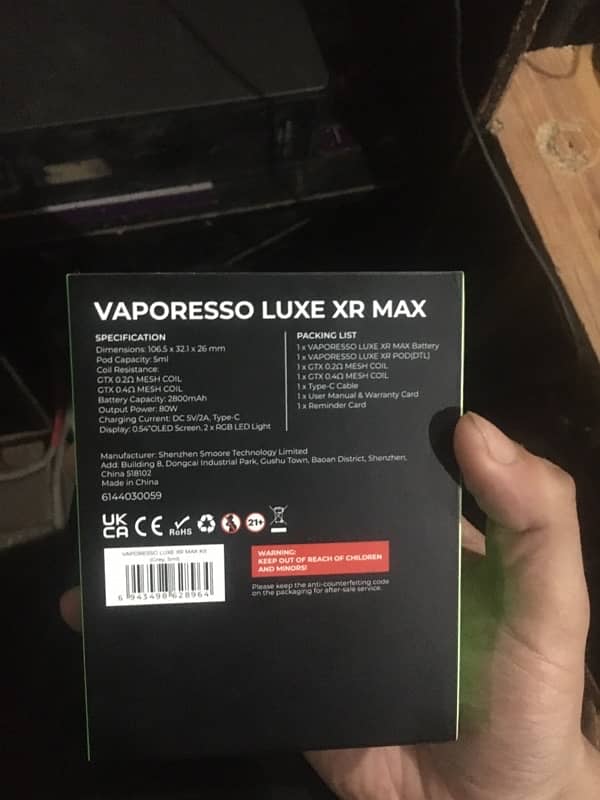 Vaperesso Luke XR Max Vape 1