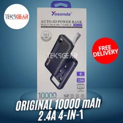  Power Bank 10000mAh | YOSONDA | TYPE C  | Free Cash on Delivery 