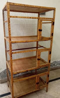 wooden cage