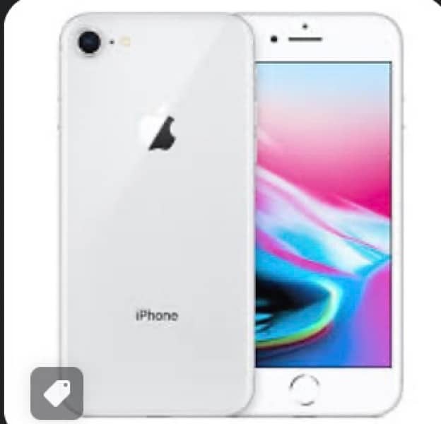 Ipone 8 /64 gb/Touch id 100% Working White colour 0