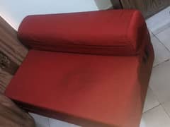 Foldable sofa cum bed