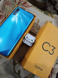 Realme c3 Full box 3 32 Location jaranwala Only call O3O669IO563