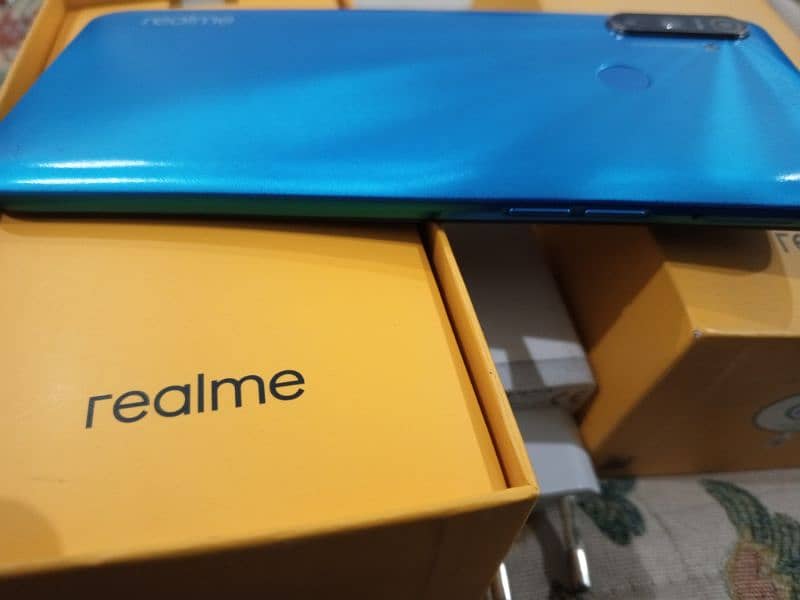 Realme c3 Full box 3 32 Location jaranwala Only call O3O669IO563 2