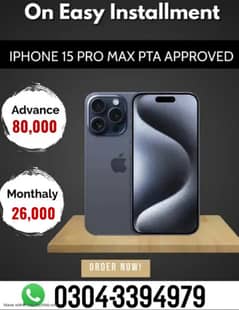 Apple iPhone 15 Pro Max on Easy Installment