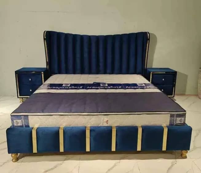 Bed/Double bed/single bed/king size bed/wooden bed/polish bed/Furnitu 1