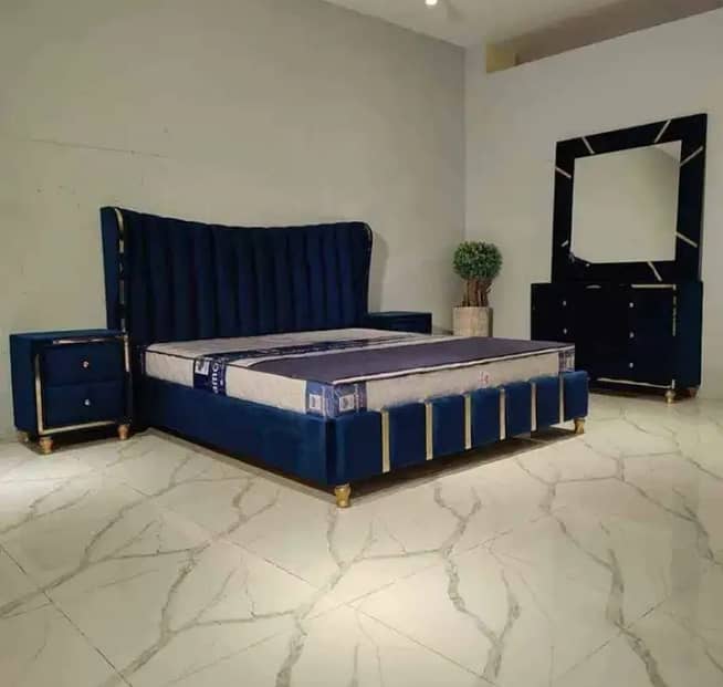 Bed/Double bed/single bed/king size bed/wooden bed/polish bed/Furnitu 2