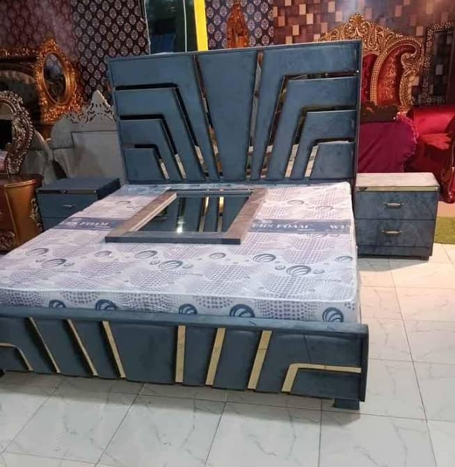 Bed/Double bed/single bed/king size bed/wooden bed/polish bed/Furnitu 13